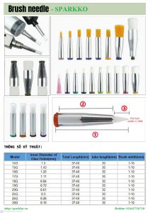 Brush needle – Chổi cồn đầu tròn